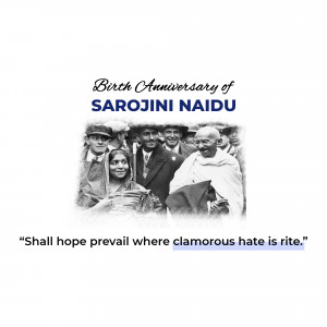 Sarojini Naidu Birth Anniversary: 13 Feb | Download Poster and Hd Photos Free 8 Sarojini Naidu Birth Anniversary Images Free Download